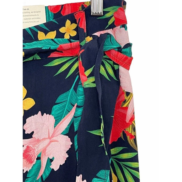 NEW Soft Surroundings Floral Hibiscus Everglade Wide Leg Pants Size Medium NWT - Picture 5 of 12
